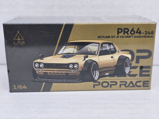 PopRace 
Nissan Skyline V8 Drift Hakosuka
Gold
#248