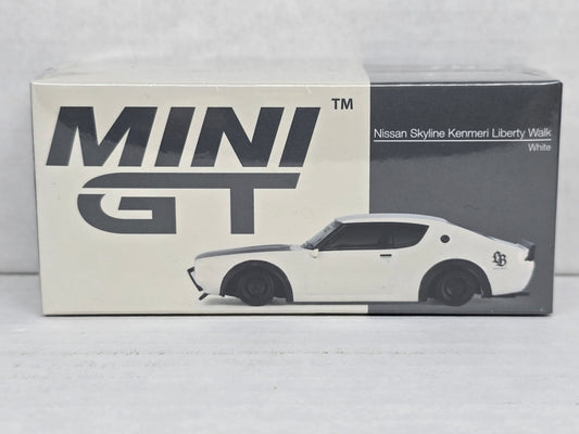 Mini Gt 
Nissan Skyline Kenmeri 
Liberty walk 
White