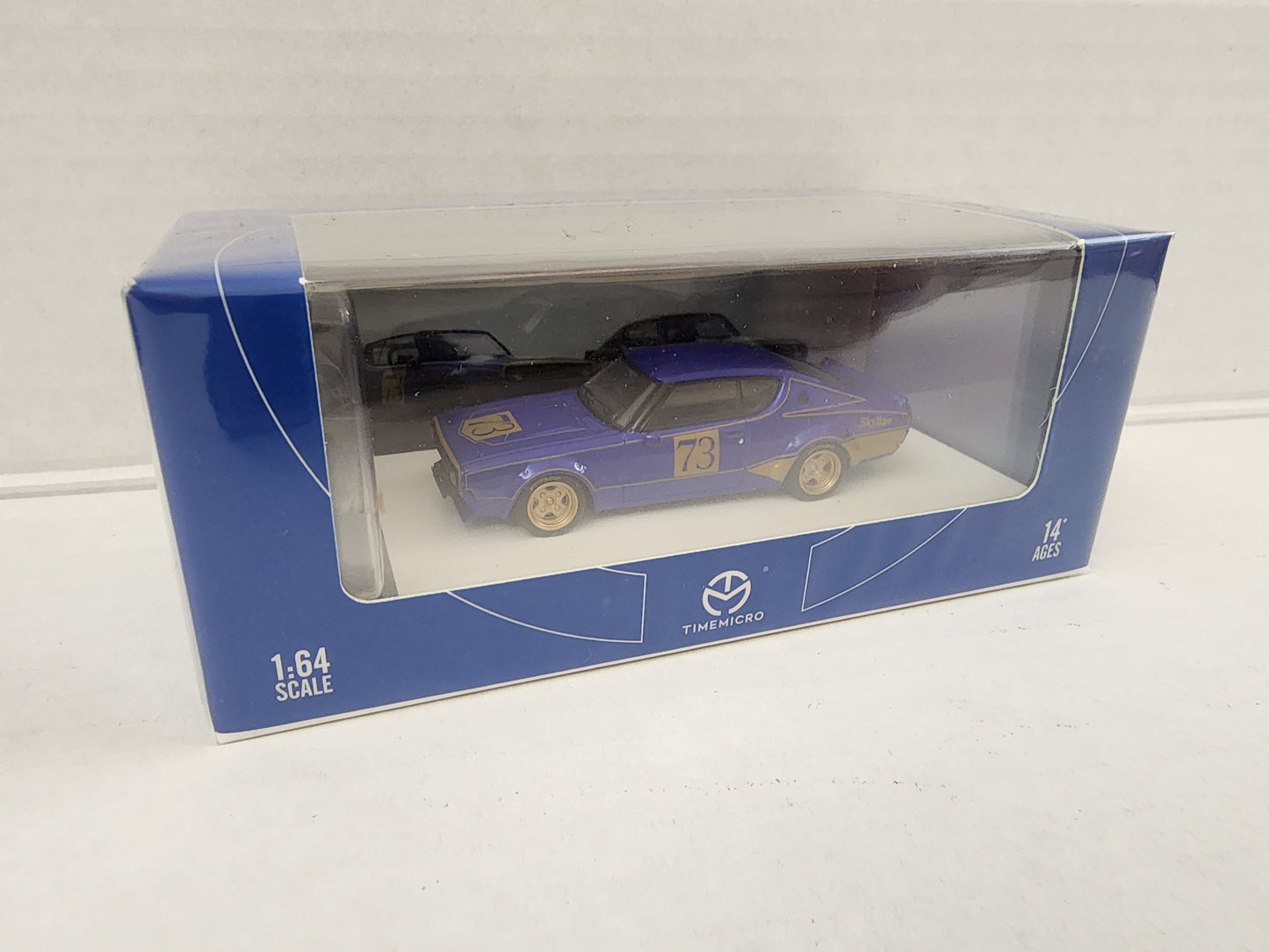 Timemicro 1/64 Nissan Skyline 2000 Gtr Kenmeri 0g Blue Gold