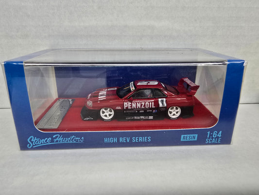 Stance nation
Nissan Skyline Er34 Lbwk 
Pennzoil
High Revs Series