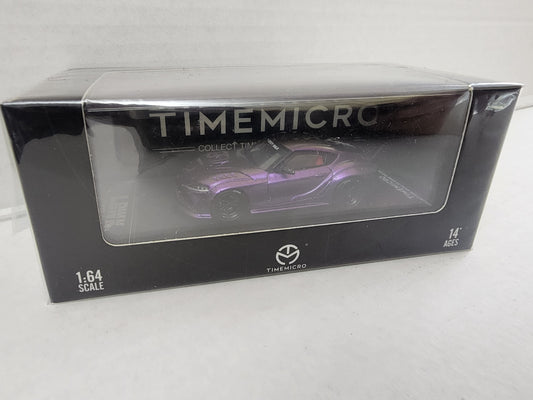 Timemicro 1/64 Toyota Supra GR Lbwk Purple