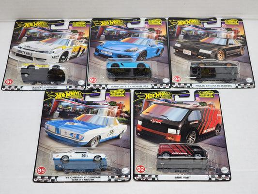 Hot wheels Premium Boulevard 91-95 complete set of 5