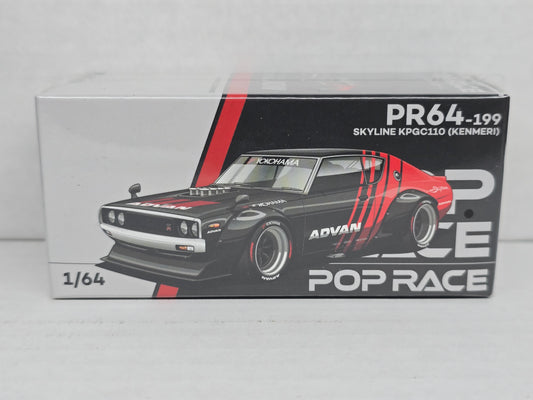 PopRace 
Skyline Kpgc110 
Kenmeri 
Advan 
#199