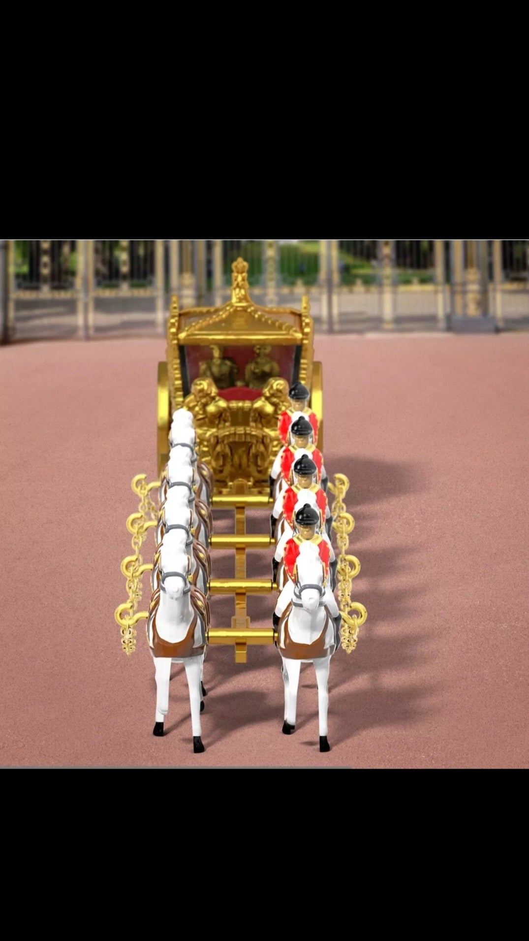 Matchbox 2023 Coronation King Charles III Gold State Coach