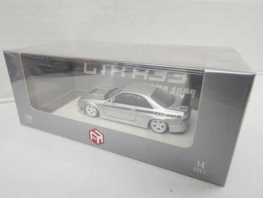 Focal Horizon 1/64 Nissan Skyline Gtr R33 400r Silver