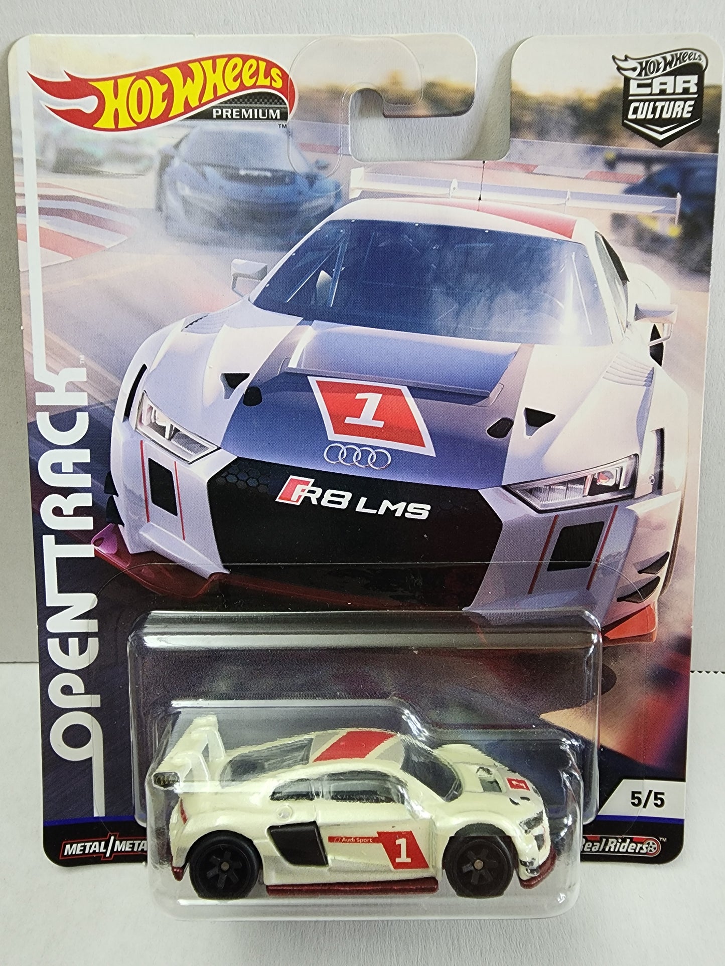 Hot wheels  Premium Open Track Audi r8 Lms