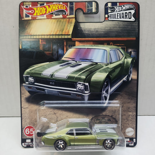 Hot wheels 

Premium 

Boulevard 

Custom 70 Chevy Nova

No.65

 