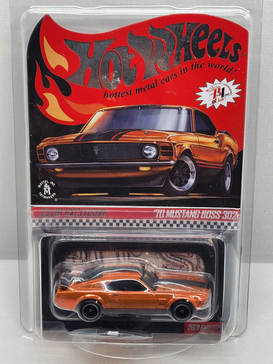 Hot wheels 2021 rlc membership 70 Mustang Boss 302