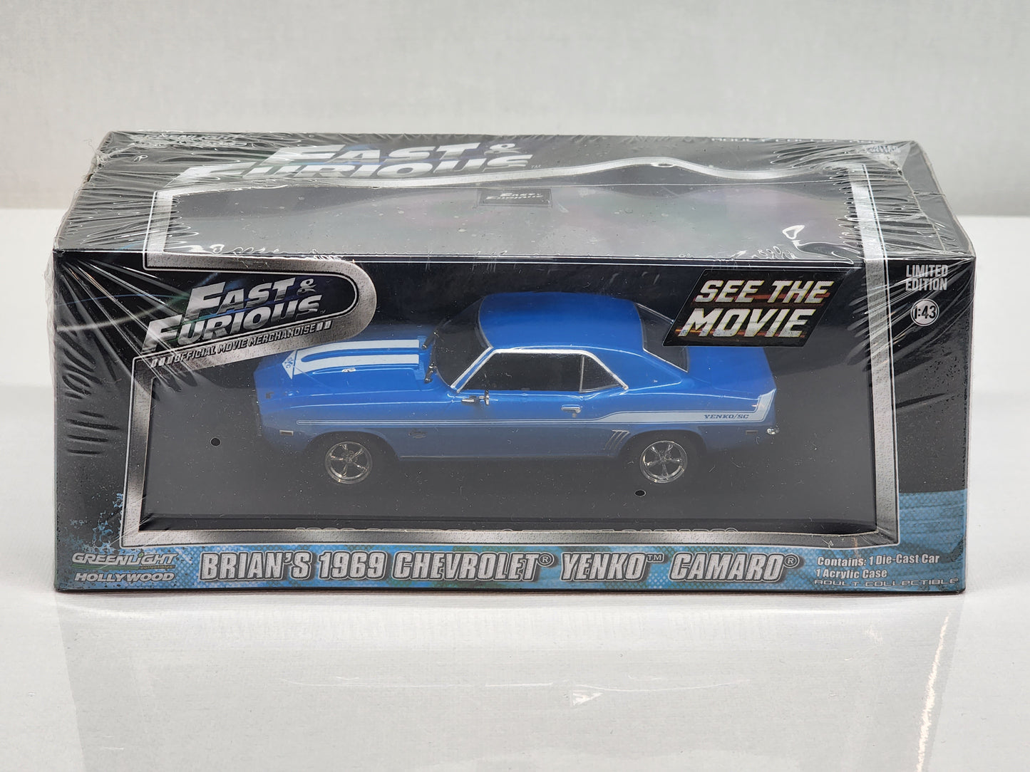 Greenlight Hollywood Fast and Furious Brian's 69 Chevrolet 'Yenko'Camaro