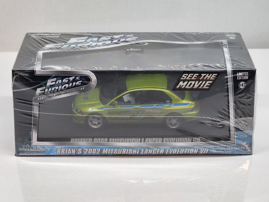 Greenlight Hollywood Fast and Furious Brian's 2002 Mitsubishi lancer evo 7