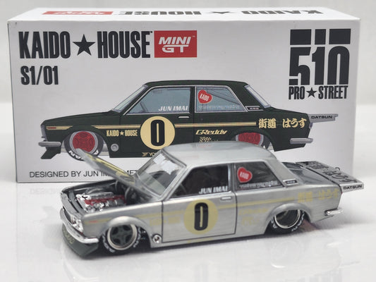 Mini Gt Kaidohouse Datsun 510 Pro Street Raw Chase Og Green  S01/01