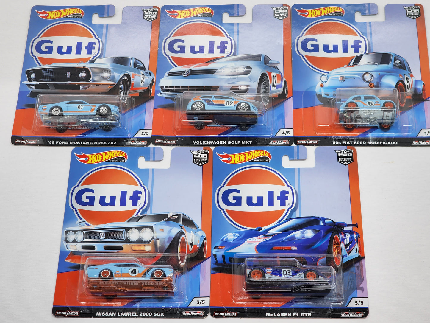 Hot wheels Gulf premium set