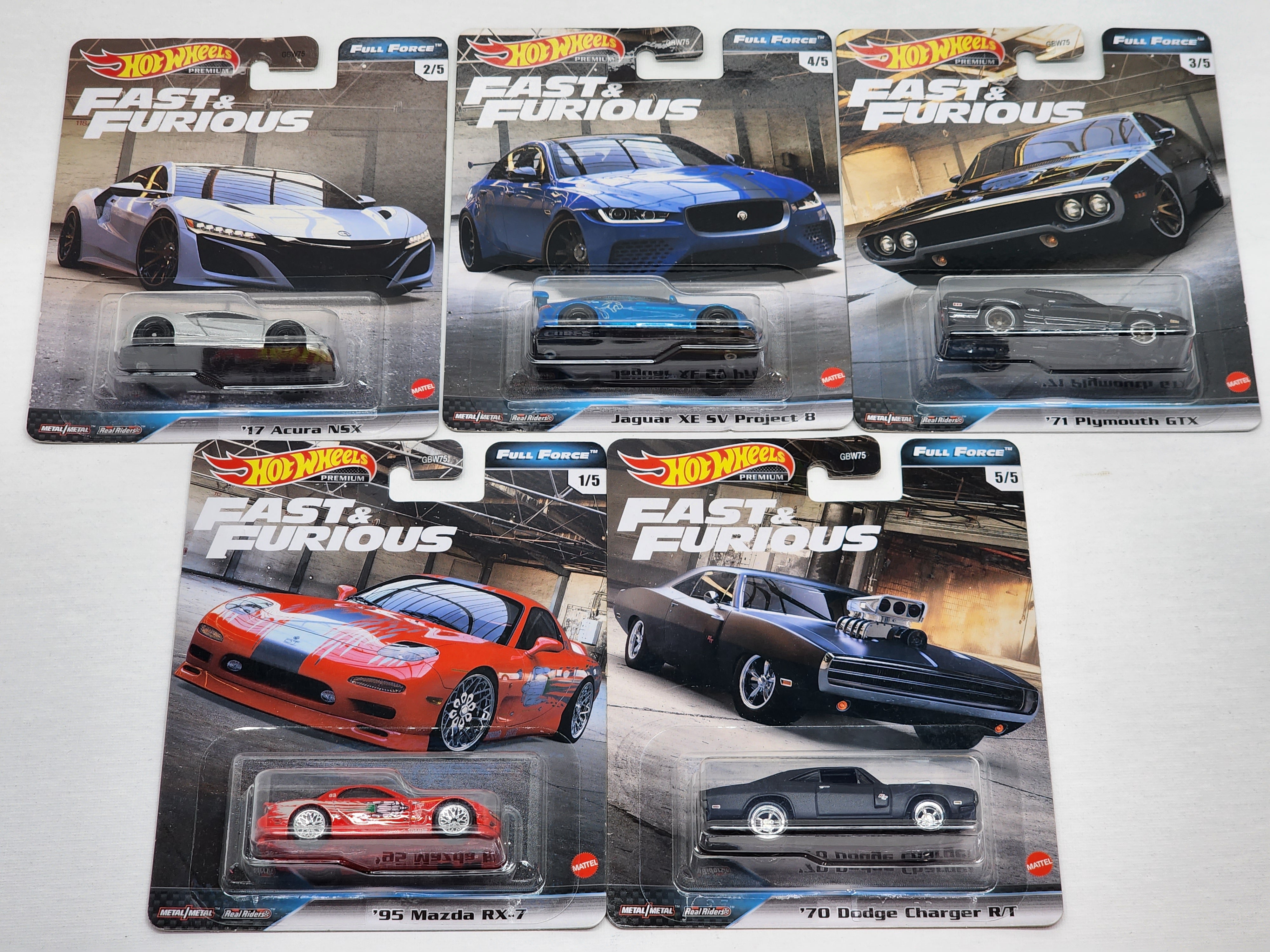 Hot wheels Full Force set Fast and Furious – Chase Diecast Haus