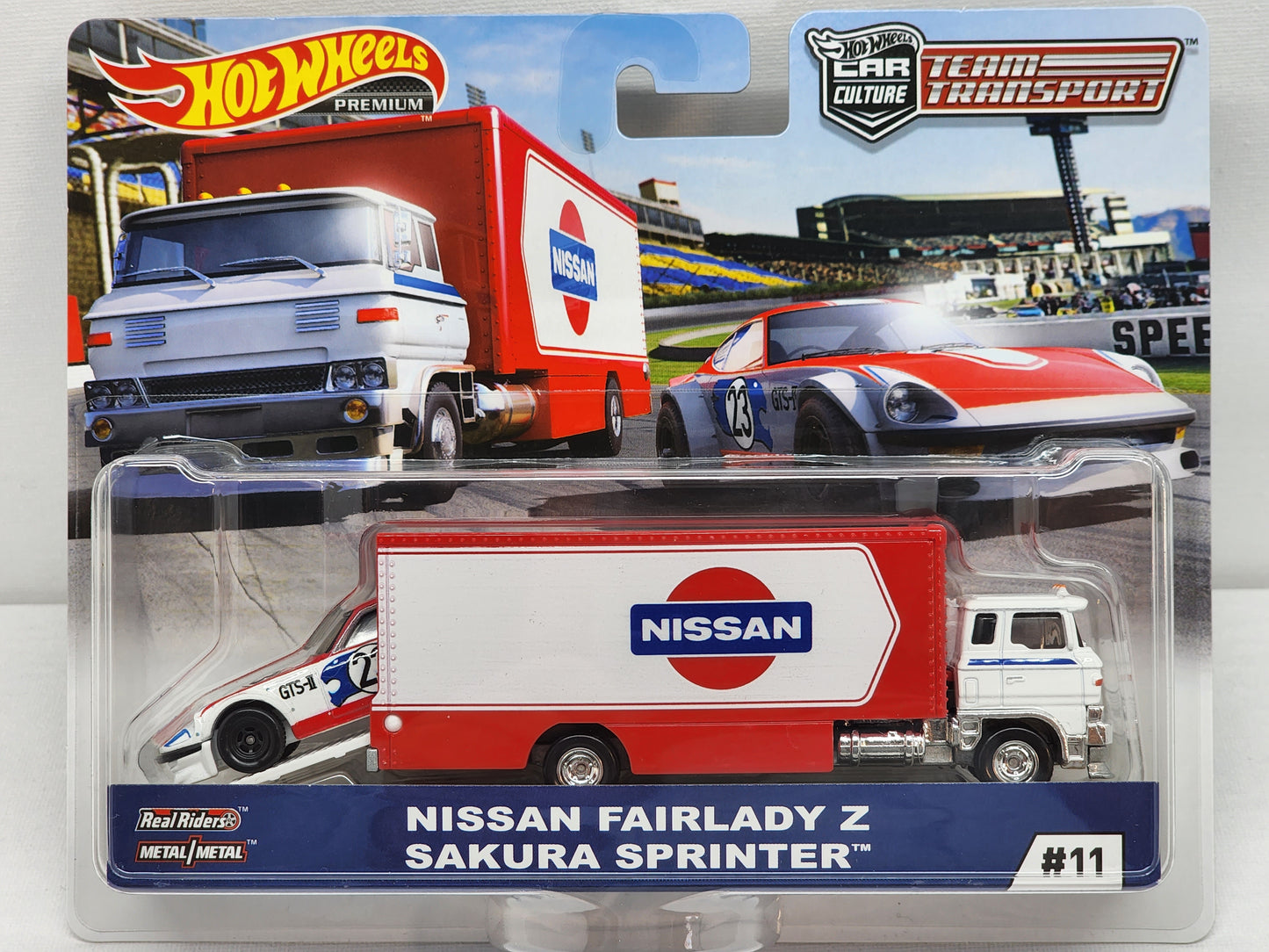 Hot wheels team transporters Nissan Fairlady Z & Sakura Sprinter