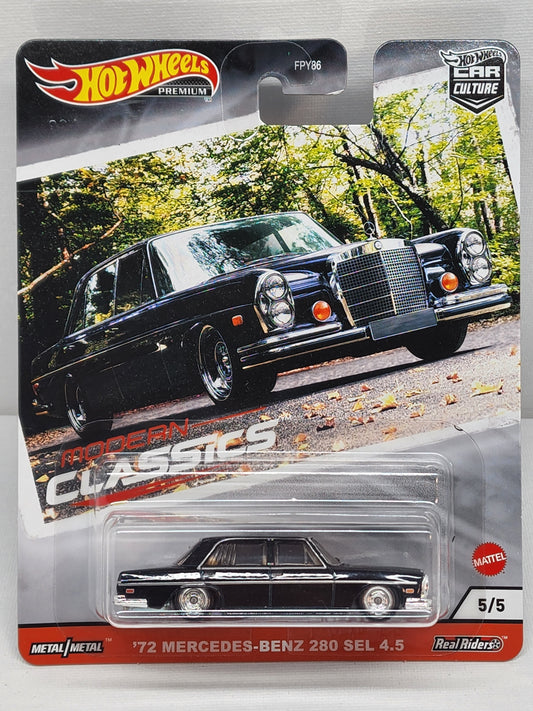 Hot wheels Modern classics w2 72 Mercedes Benz 280 sel 4.5