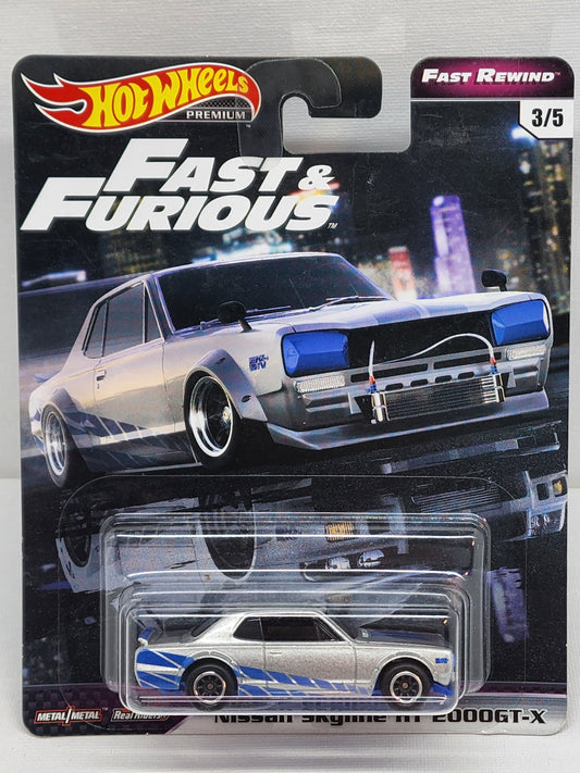 Hot wheels Fast Rewinds Nissan Skylne H/T 2000 Gt-x