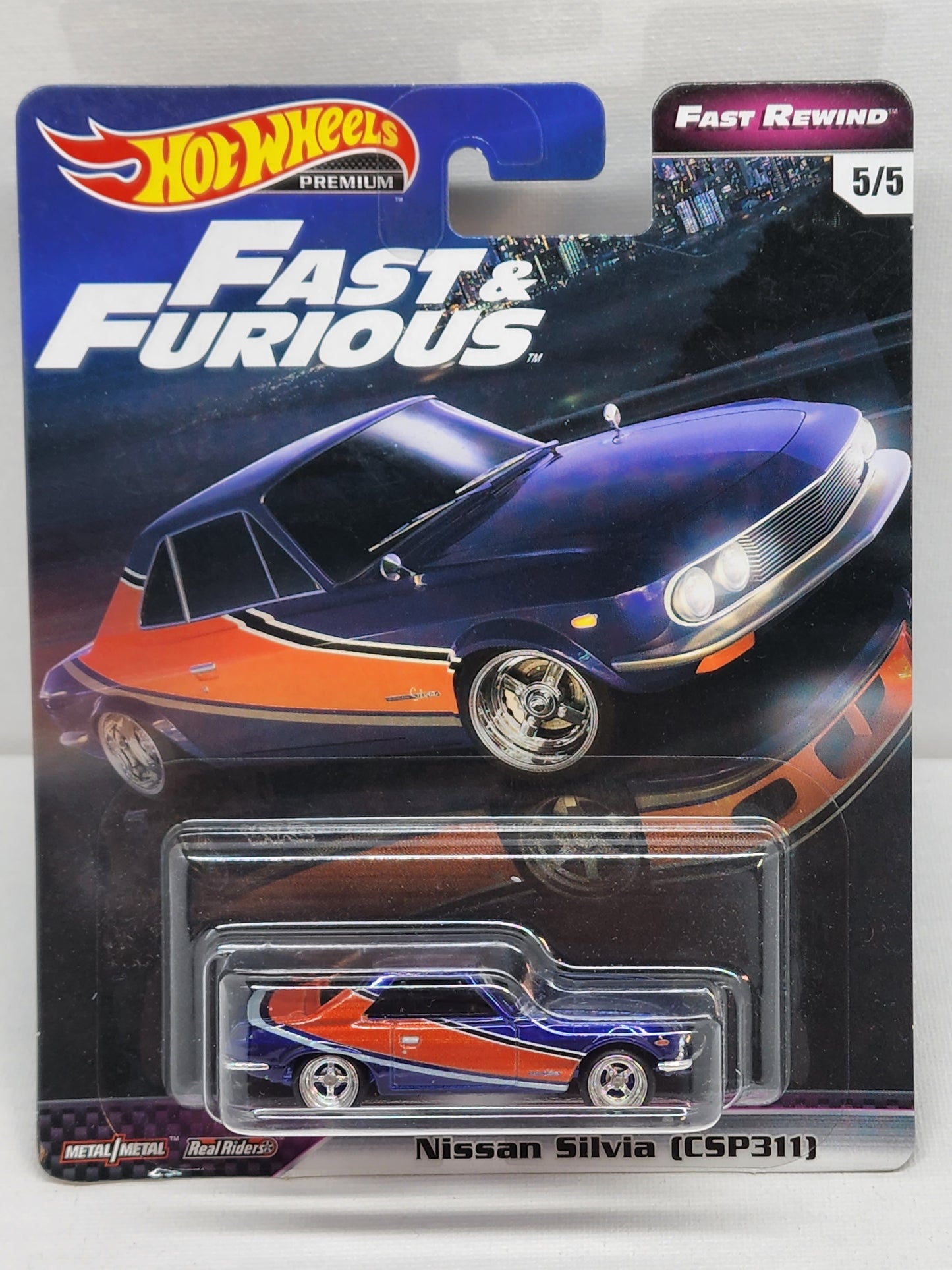 Hot wheels Fast Rewinds Nissan silvia (csp311)