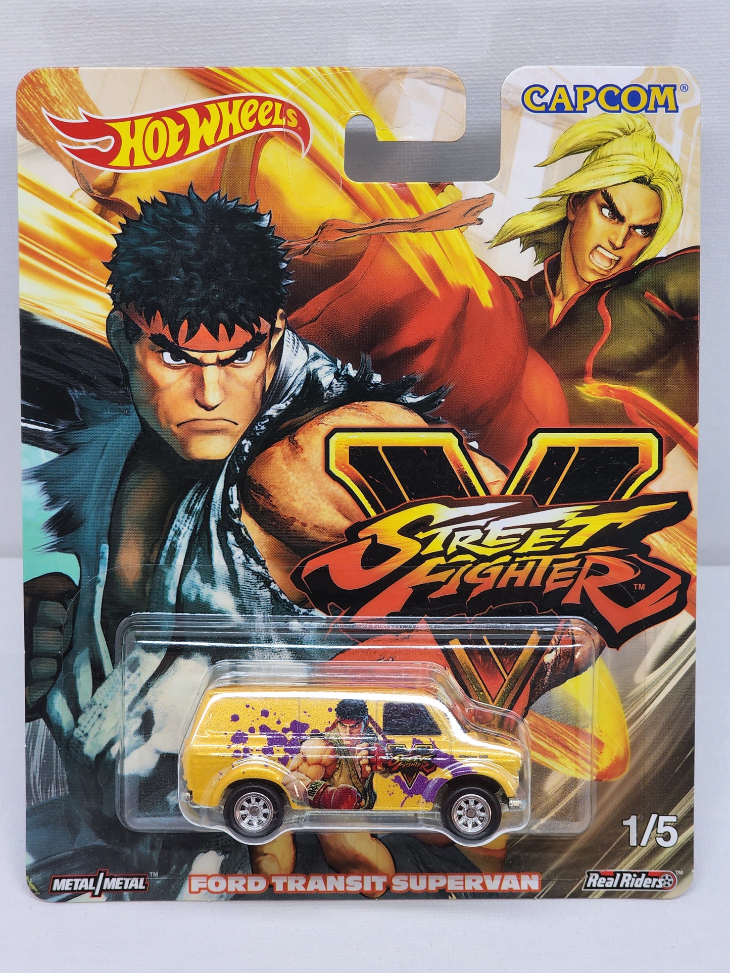 Hot wheels Street fighter V Ryu's Ford Transit Van