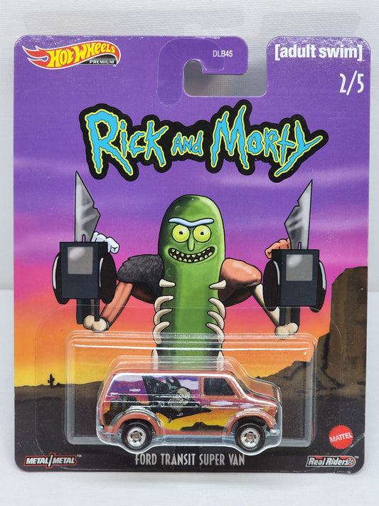 Hot wheels Rick & Morty Ford Transit Supervan