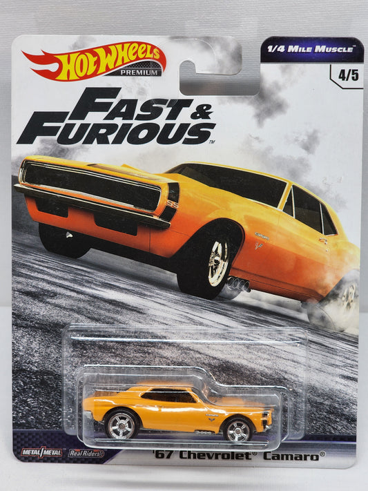 Hot wheels 1/4 mile muscle 67 chevrolet Camaro SS