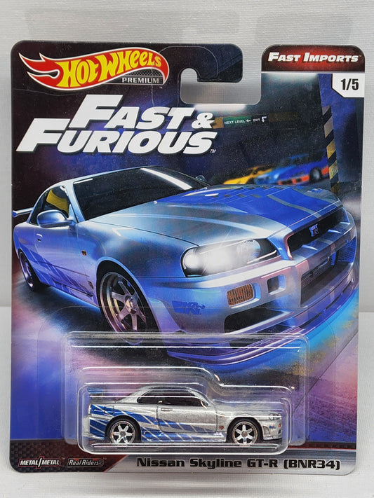 Hot wheels Fast Imports Nissan Skyline Gtr Bnr34