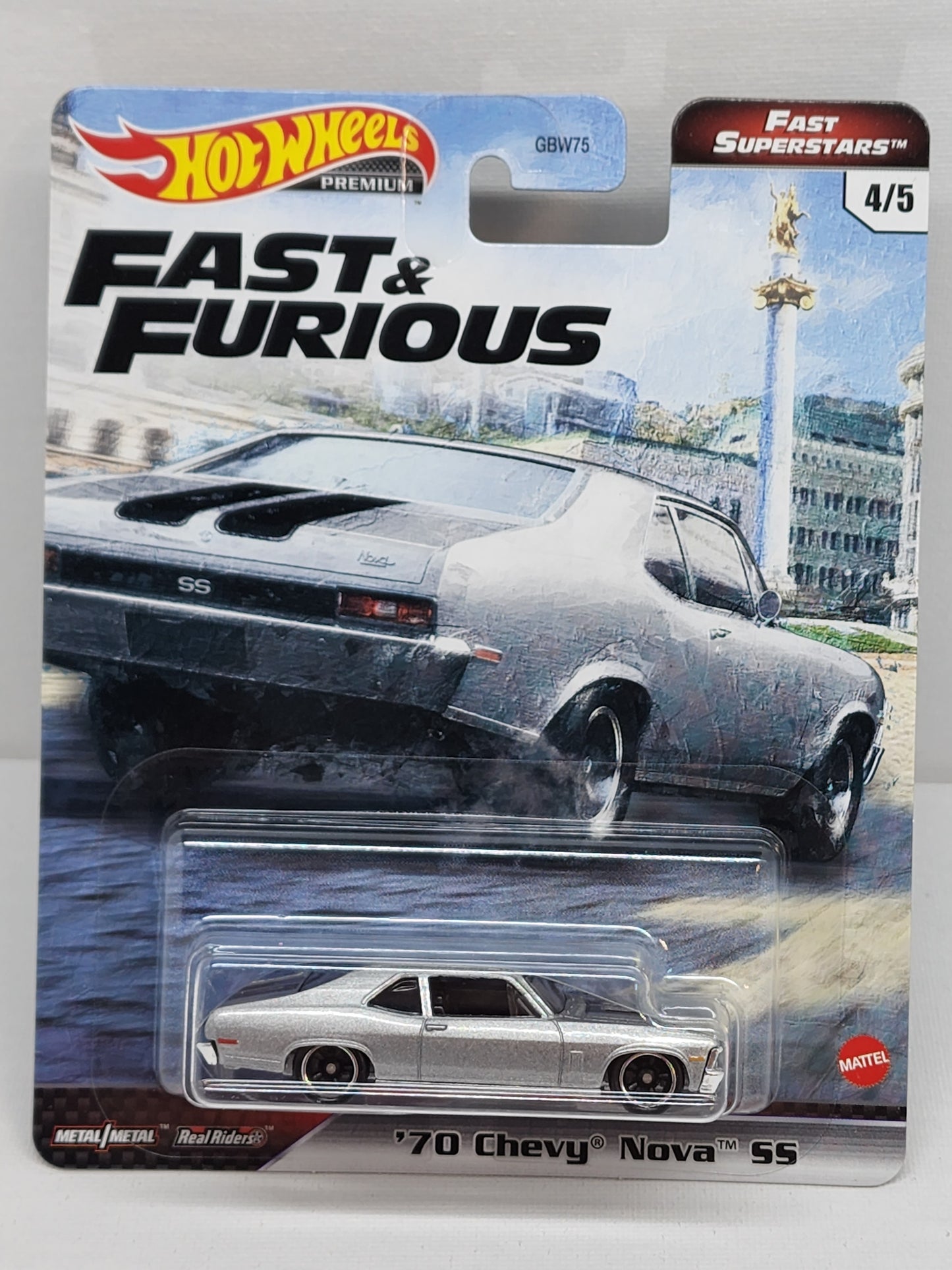 Hot wheels Fast Superstars 70 Chevy Nova SS