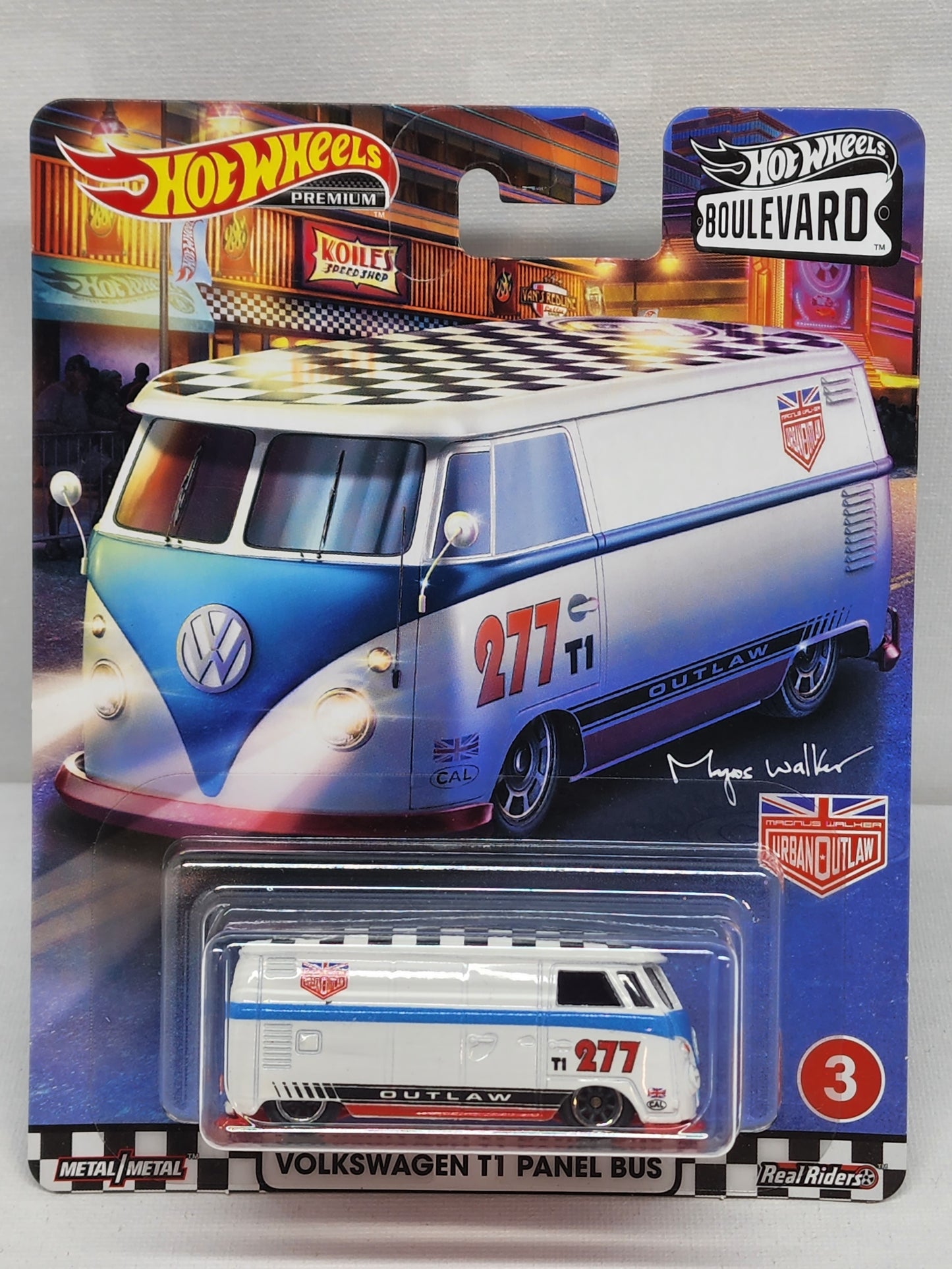 Hot wheels Boulevard Vw T1 panel van Magnus Walker