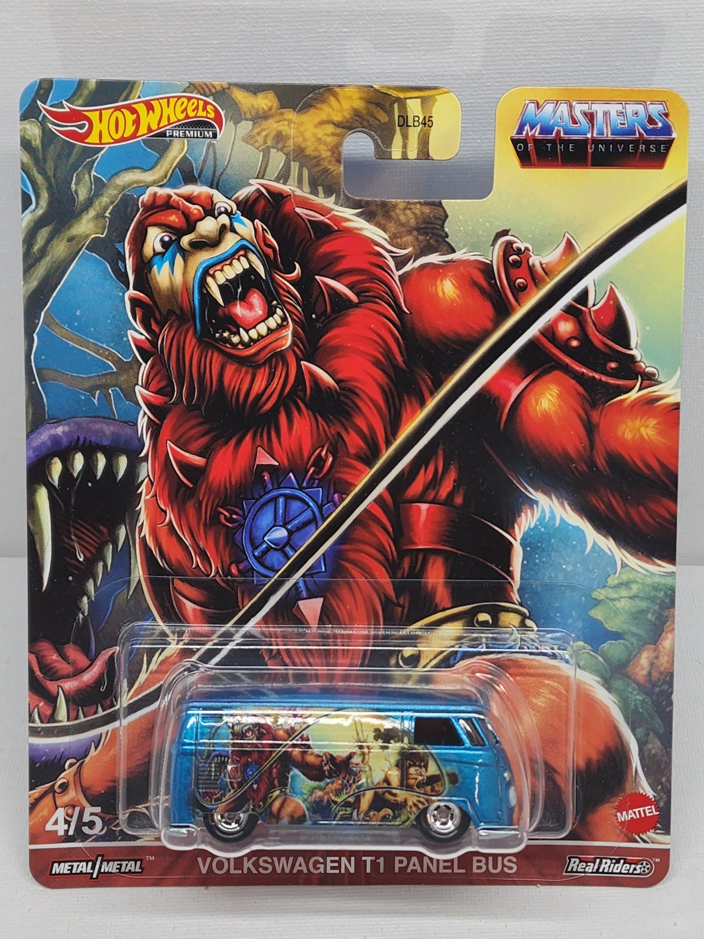 Hot wheels MOTU Vw t1 Panel bus Beastman