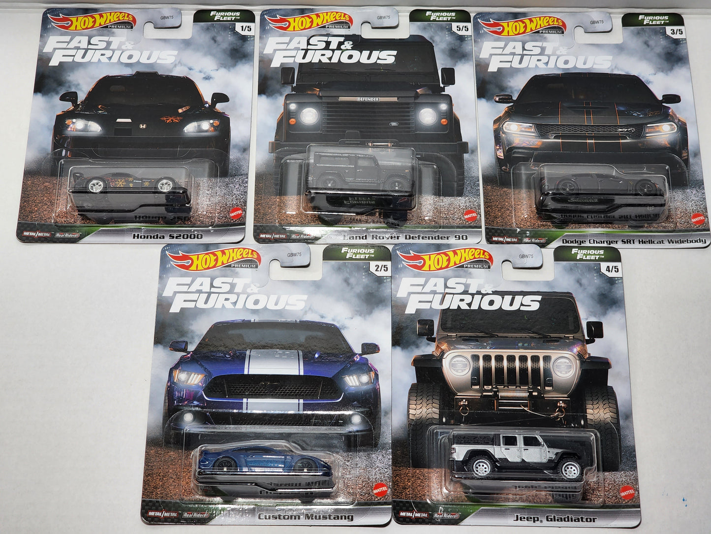 Hot Wheels Premium Fast Fleet set