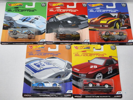 Hot wheels Premium Silhouettes set