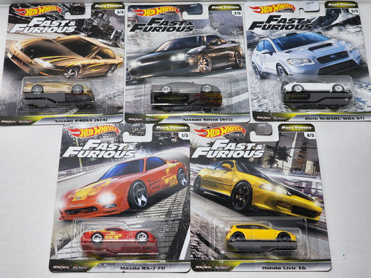 Hot wheels Premium Fast Tuners Fast and furious set