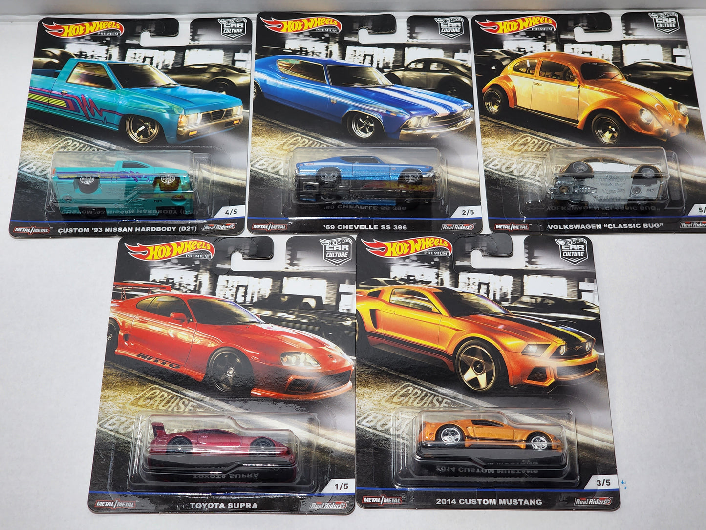 Hot wheels premiums Cruise boulevard complete set