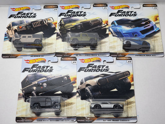 Hot Wheels Premium Fast Off road set