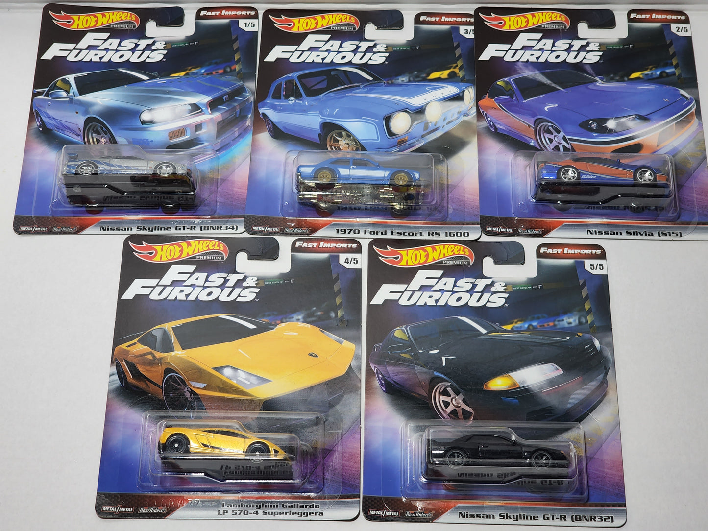 Hot wheels Premium Fast Imports set