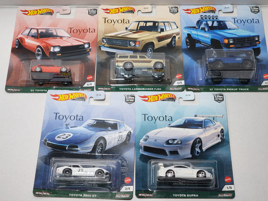 Hot wheels Premiums Toyota set