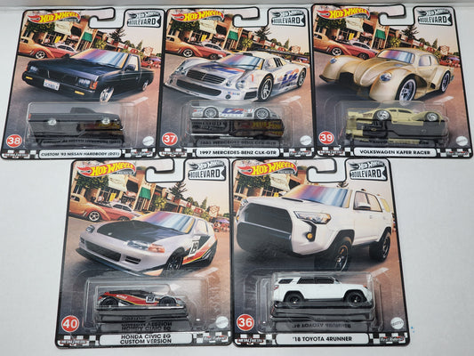 Hot wheels Premium Boulevard 35-40 set