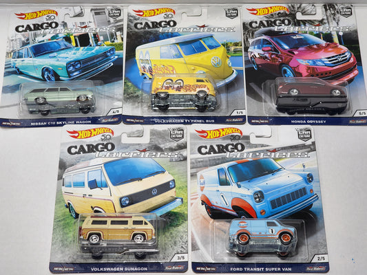 Hot wheels Premiums Cargo Carriers set