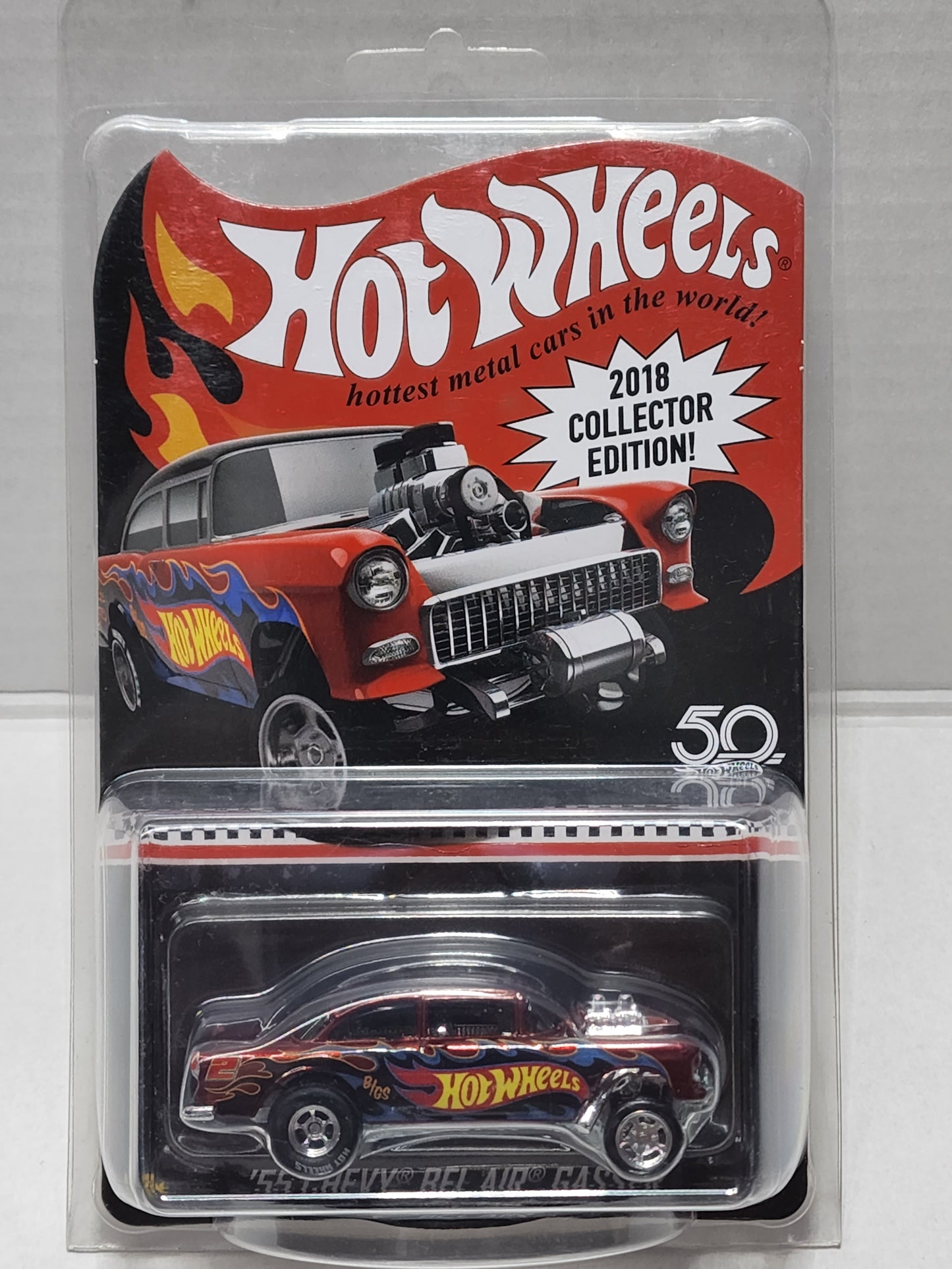 Hot Wheels 2018 Mail in 55 Chevy Bel Air Gasser