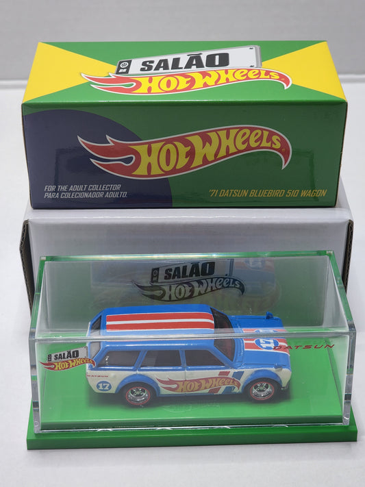 Hot wheels 2017 Brazil Convention 71 Datsun bluebird 510 wagon( 3digit)