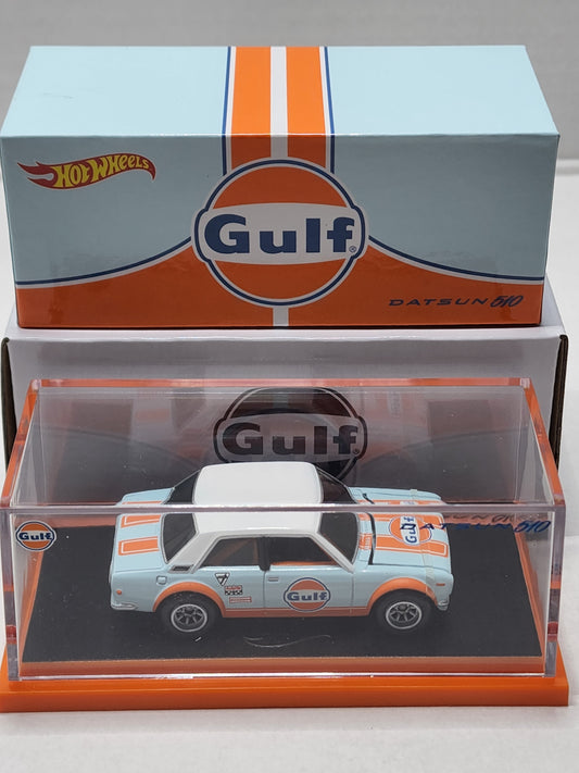 Hot Wheels rlc 2022 Gulf Racing Datsun 510 sedan