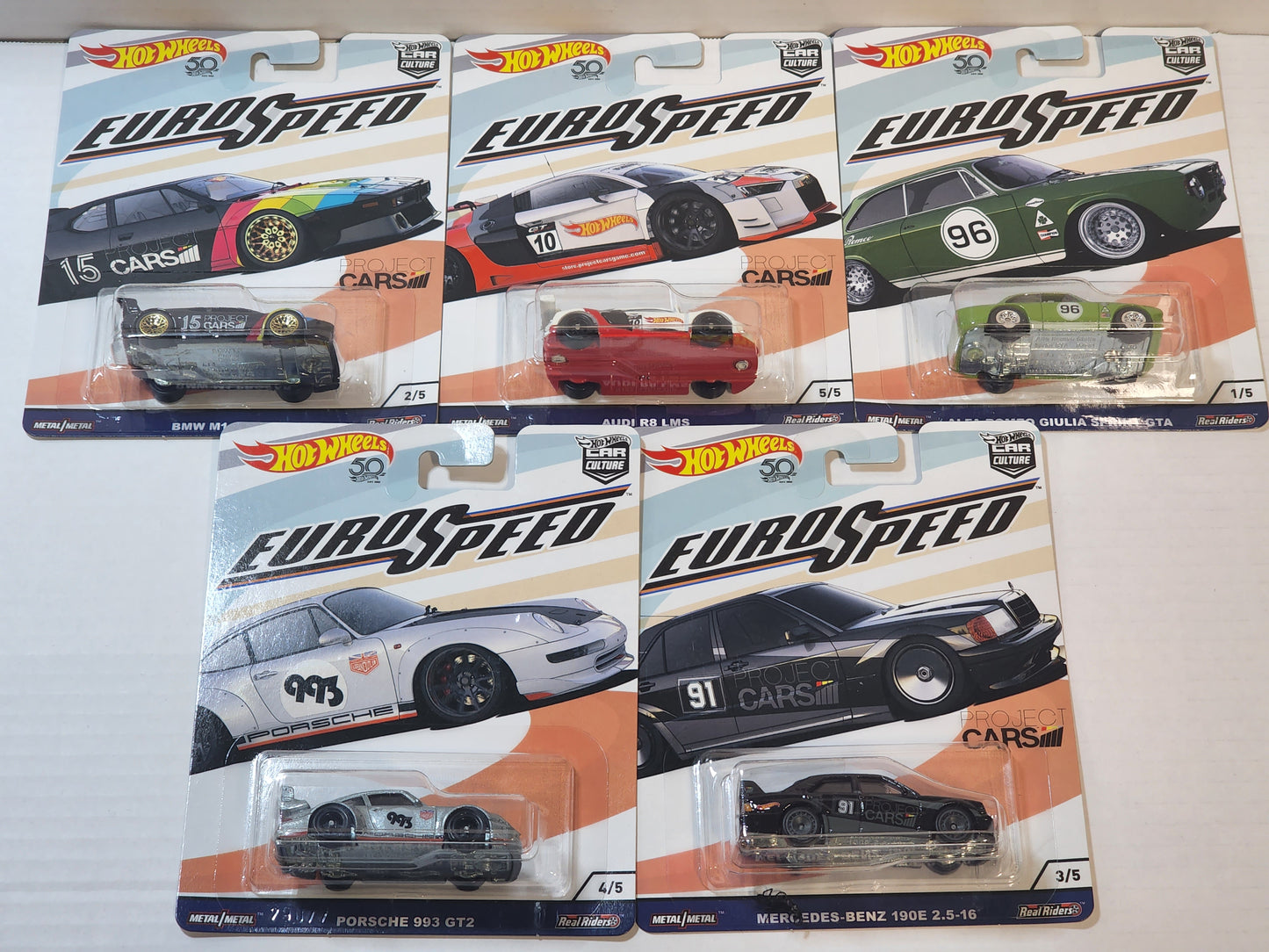 Hot wheels premiums Eurospeed set