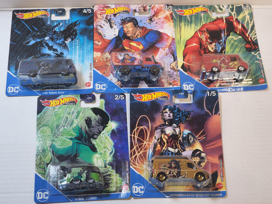 Hot wheels Premiums 2021 Dc mix wave 4 set