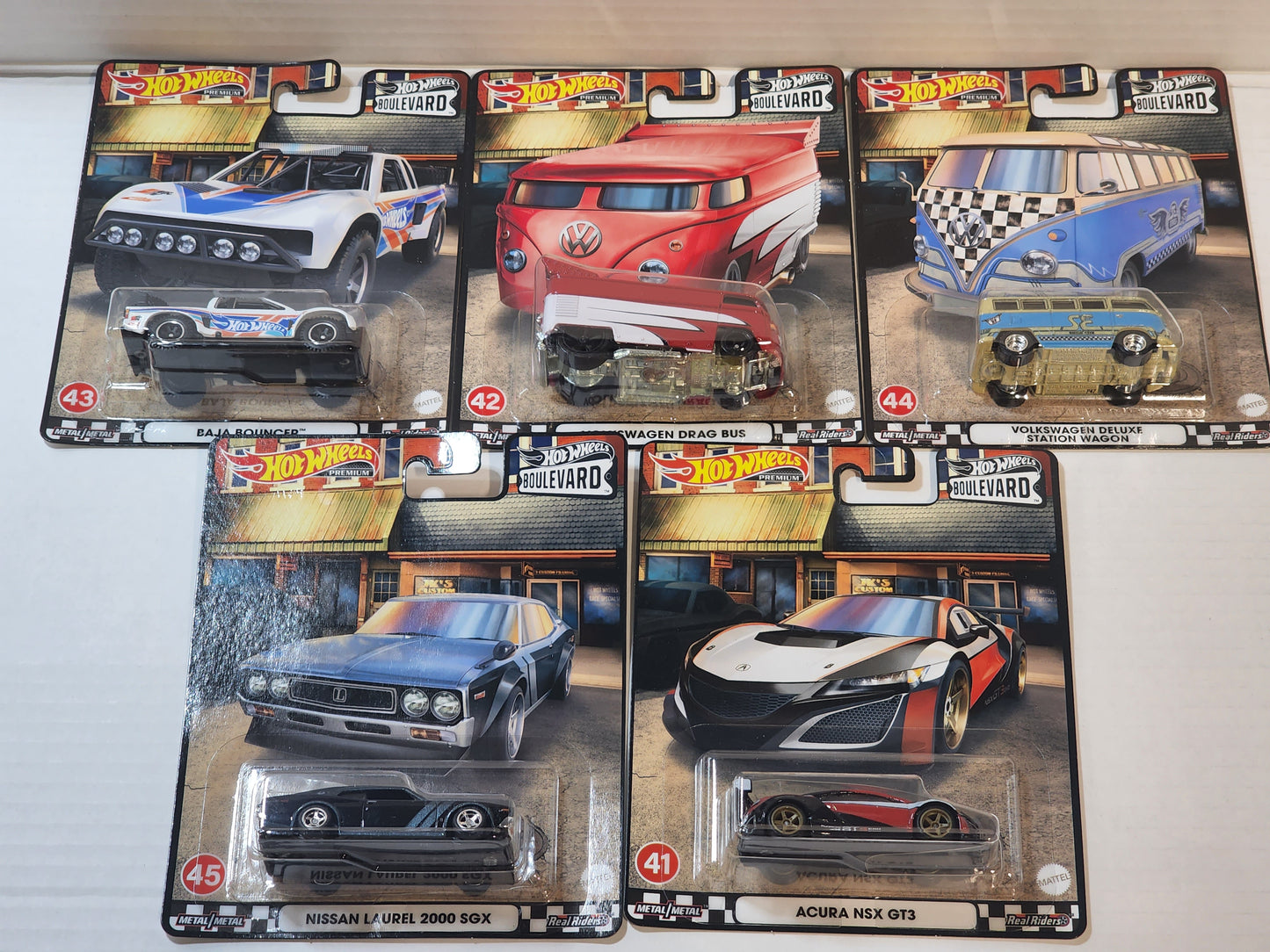 Hot wheels Premium Boulevard 41-45 set