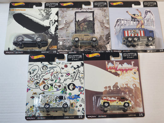 Hot Wheels Premium Led Zeppelin complete set