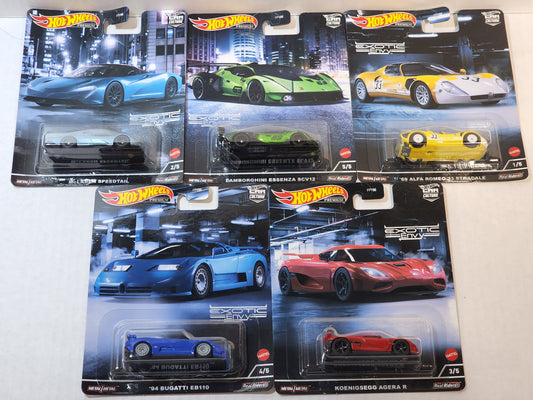 Hot wheels  Premium Exotic Envy 2 set