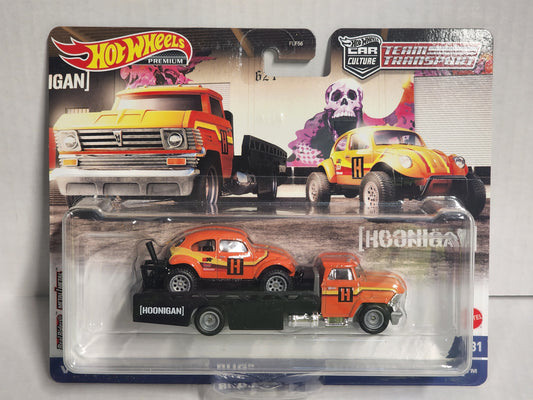 Hot wheels Team Transporters No.31 Hoonigan Vw Baja Bug and Horizon Hauler