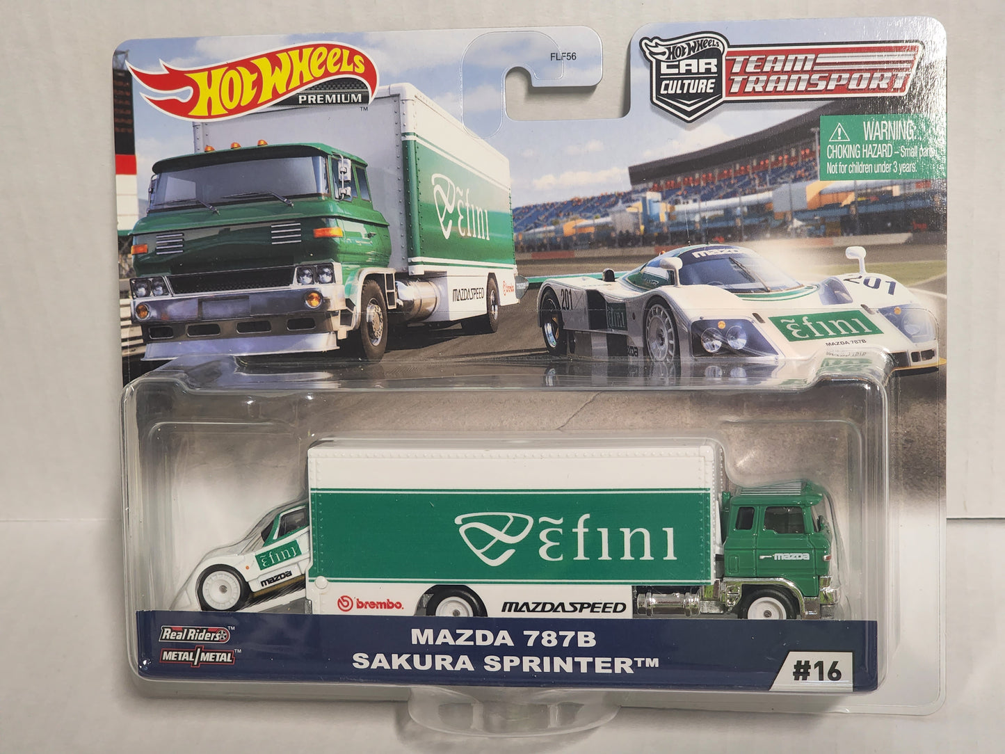 Hot wheels Team Transporters No.14 Mazda 787B and Sakura Sprinter