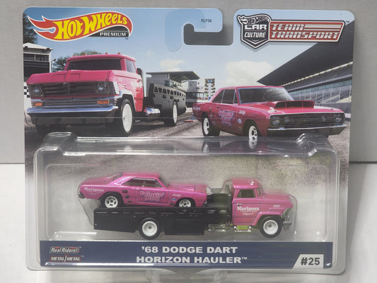 Hot Wheels Team Transporters No.25 68 Dodge Dart and Horizon Hauler