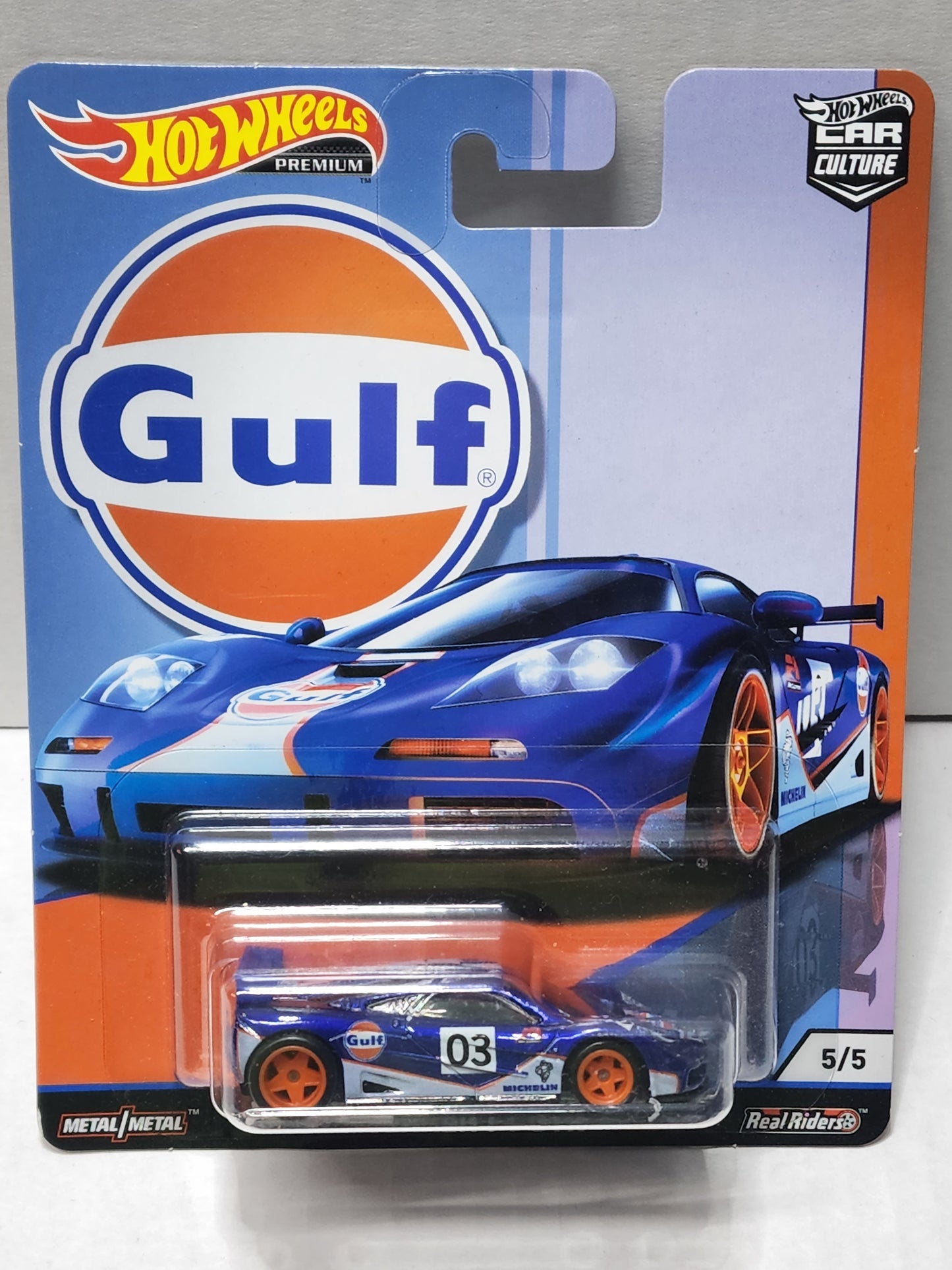 Hot wheels 

Premium 

Car Culture 

Gulf series

McLaren F1 Gtr