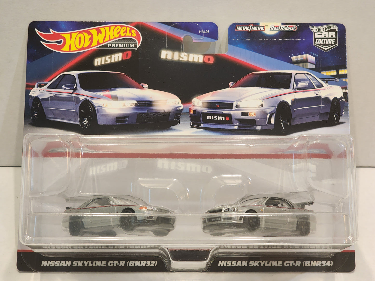 Hot Wheels Premium 2 pack Nismo Nissan skylines